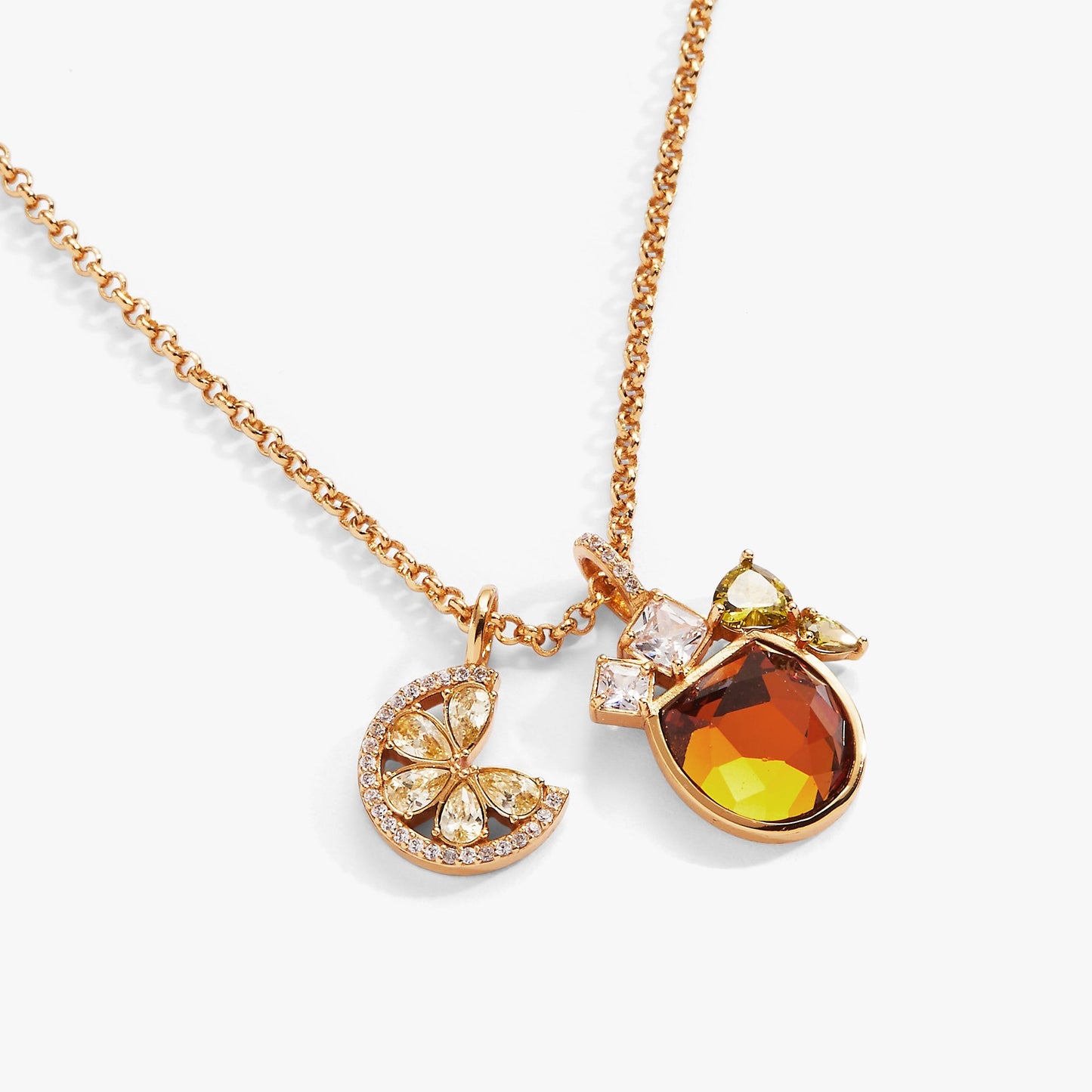 Alex and Ani Aperol Spritz Charm Necklace | Gold - Girls Trip Goods
