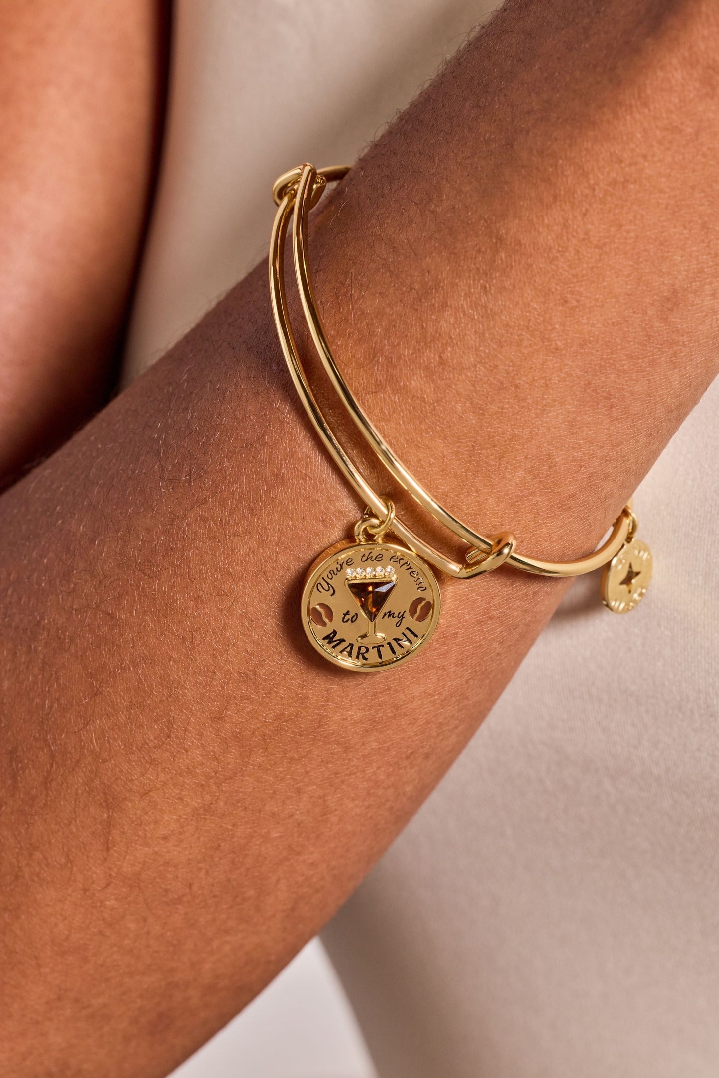 Alex and Ani Espresso Martini Charm Bangle Bracelet - Girls Trip Goods