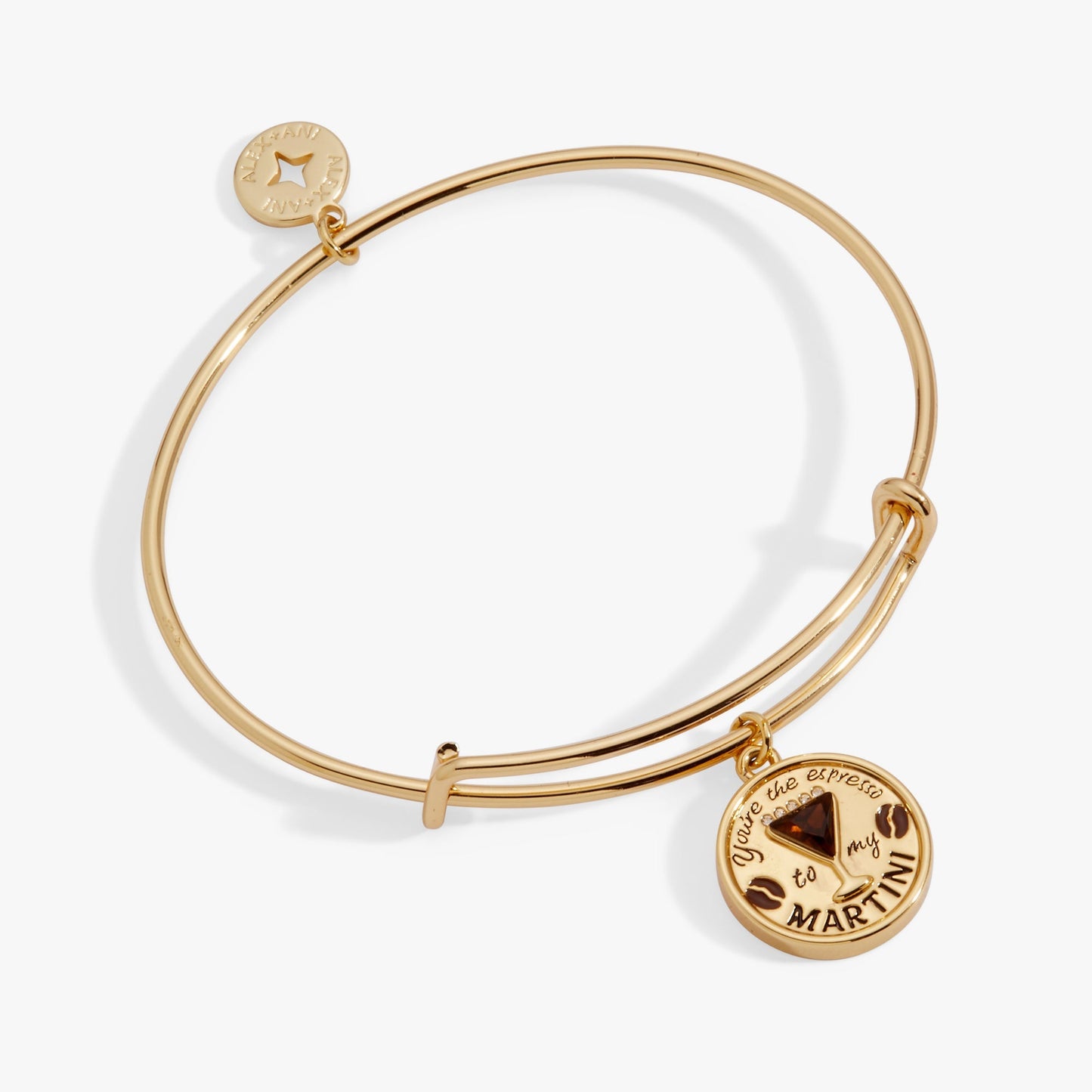 Alex and Ani Espresso Martini Charm Bangle Bracelet - Girls Trip Goods