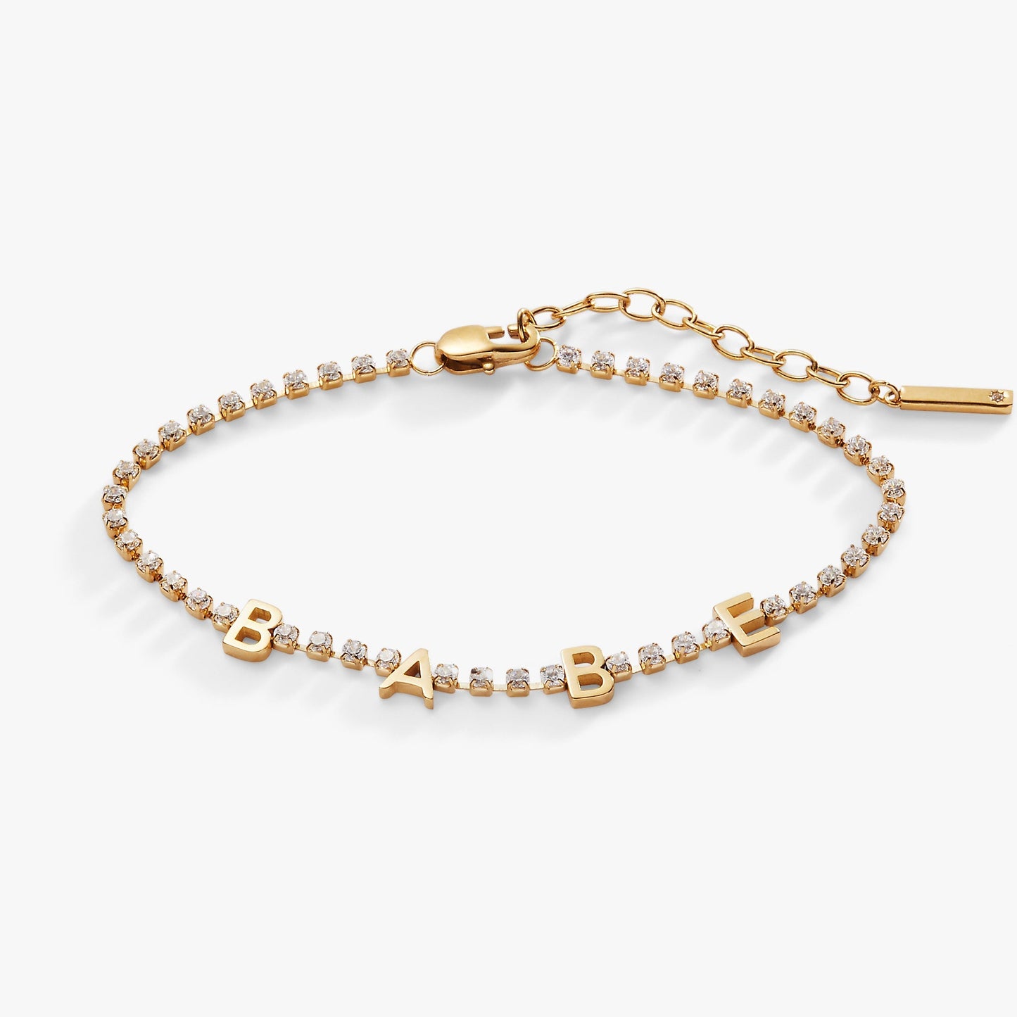 BABE Tennis Bracelet by Alex and Ani | Silver or Gold - Girls Trip Goods