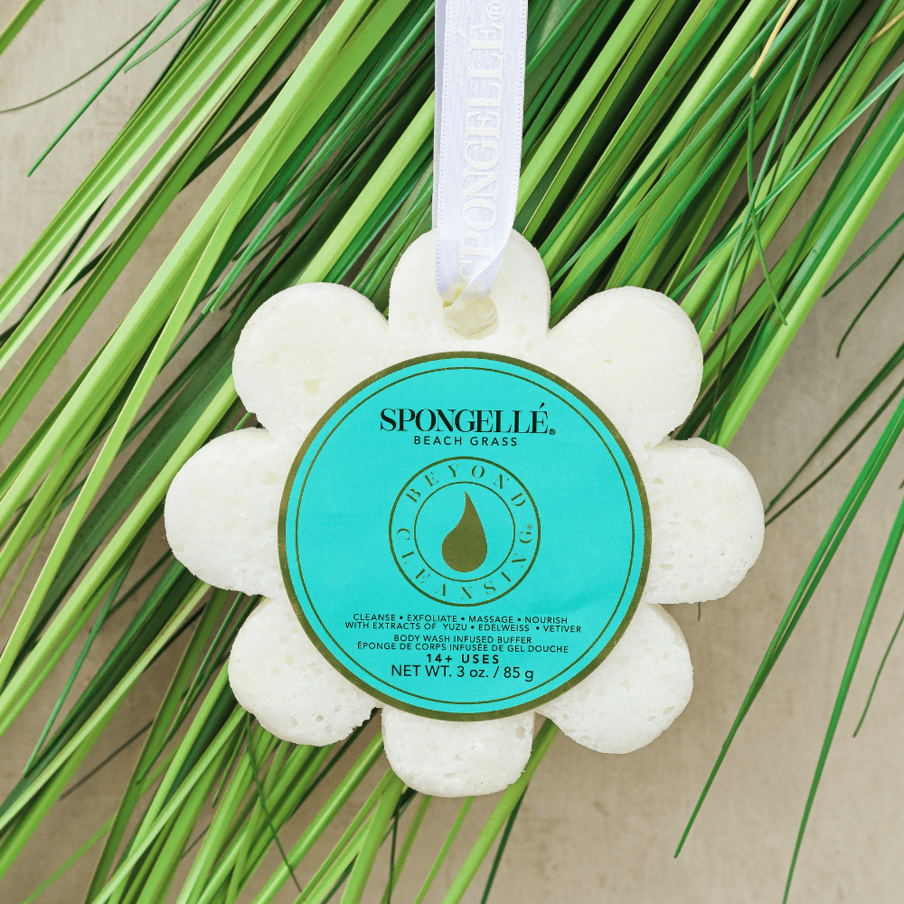 Beach Grass Wild Flower Infused Body Buffer | Spongellé | 14+ Washes - Girls Trip Goods