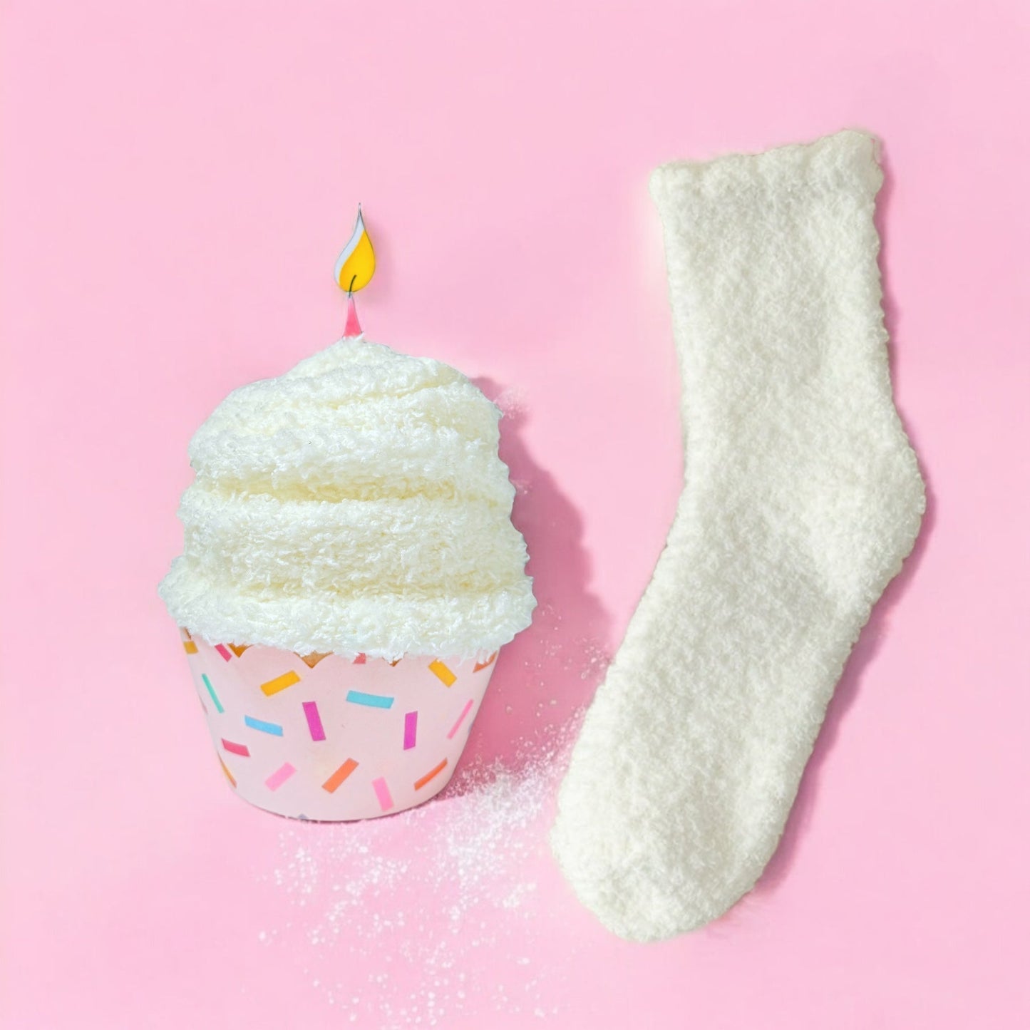 Birthday “Sock Cupcake” Gift (Candle Topper) - Girls Trip Goods