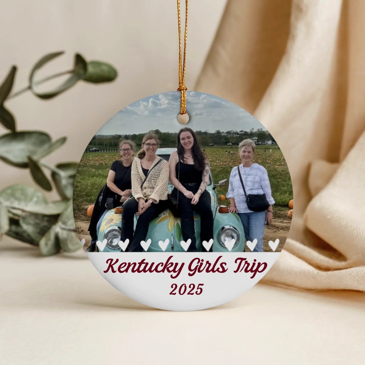 Ceramic Circle Ornament - Girls Trip Goods