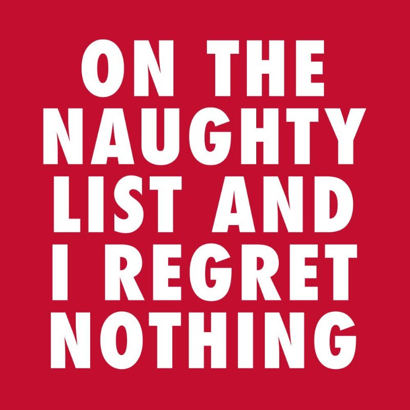 Christmas Cocktail Funny Napkins | I Regret Nothing COMING SOON - Girls Trip Goods