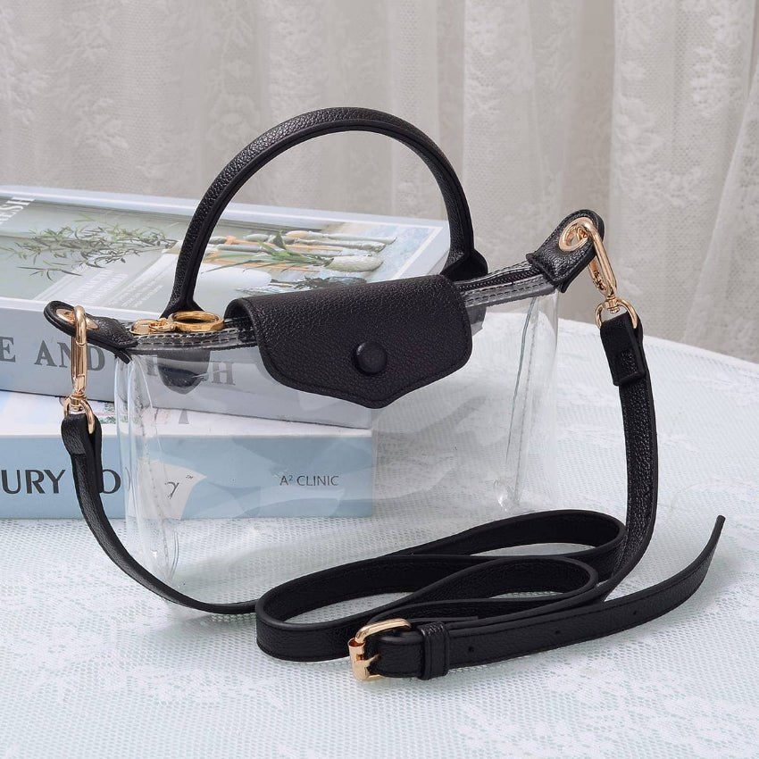 Gladys Clear Gameday Mini Crossbody Bag | Black - Girls Trip Goods