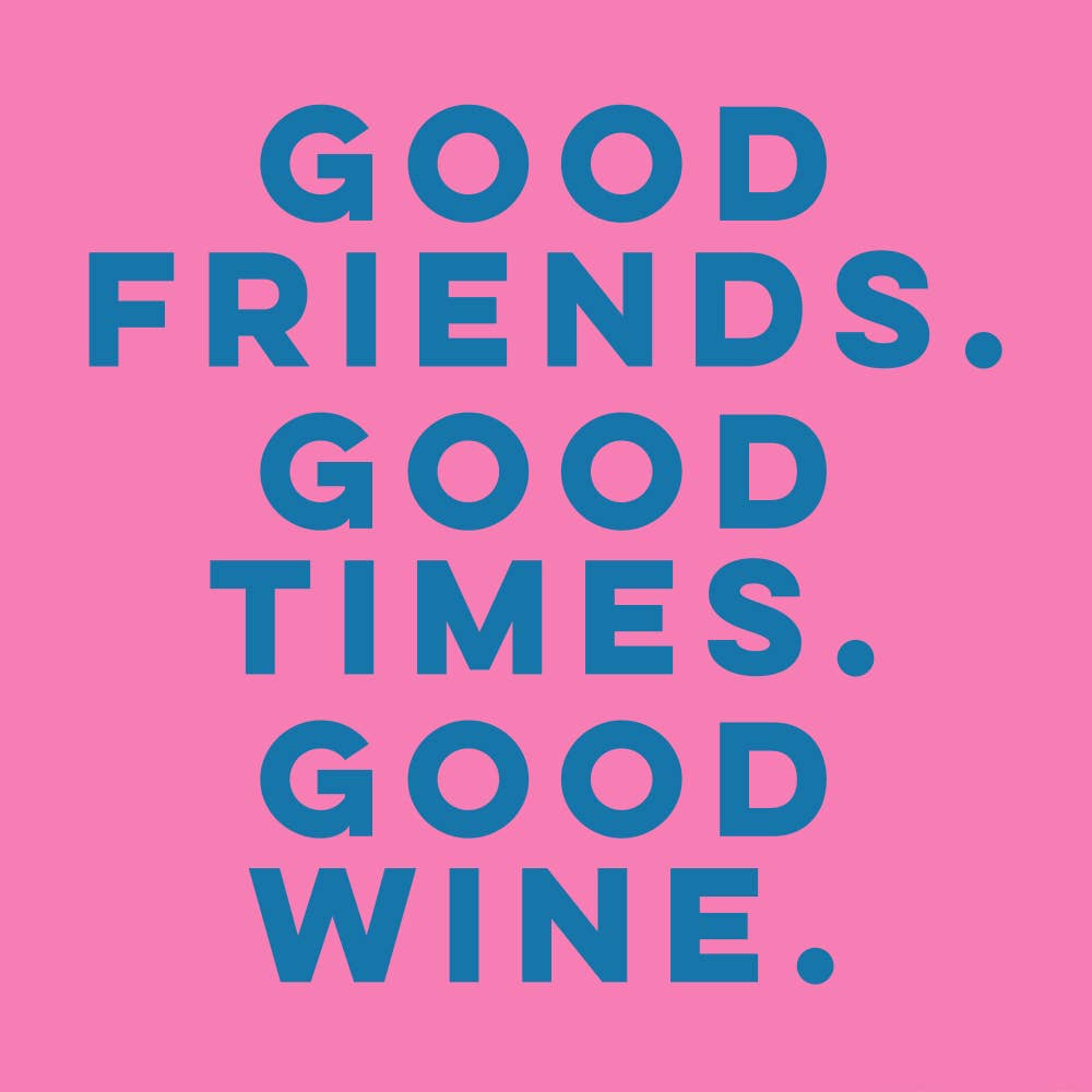 Good Friends Paper Cocktail Napkins - 20 Count - Girls Trip Goods