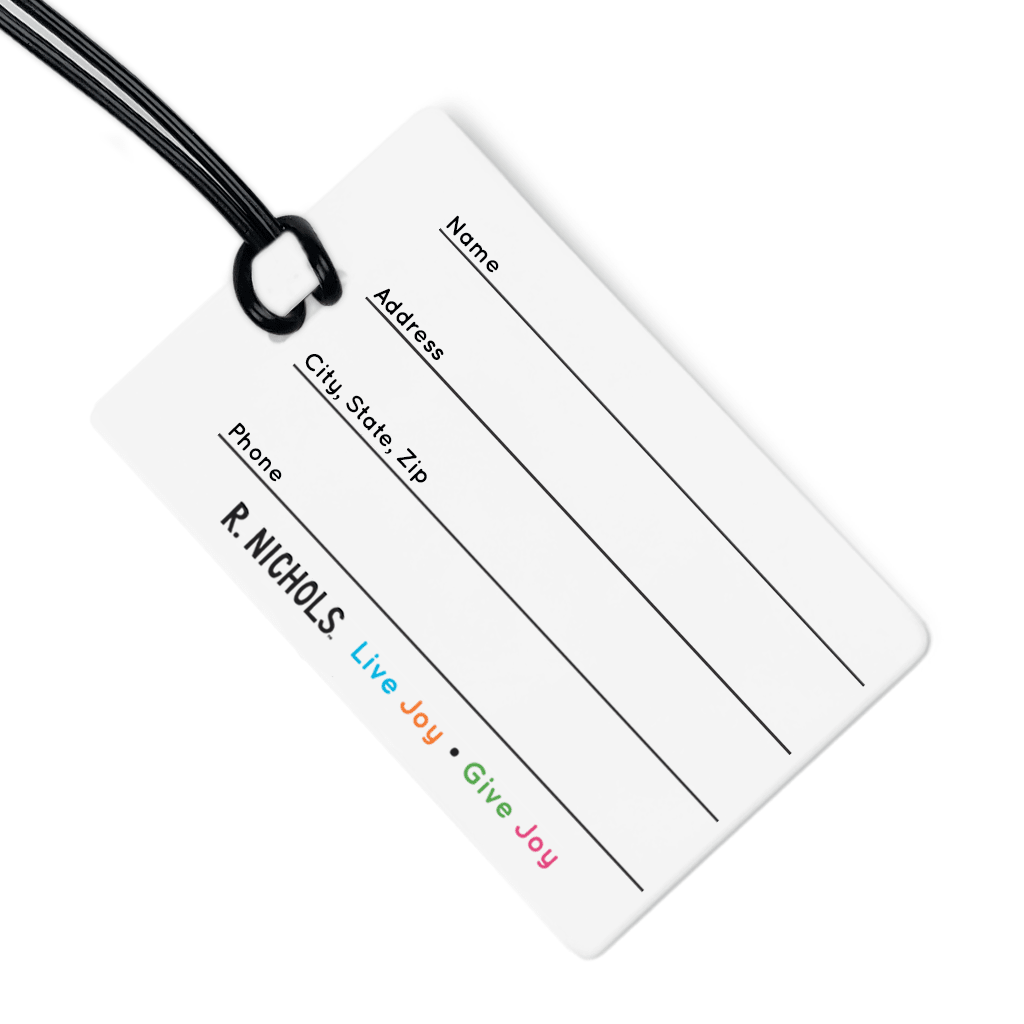 Hibiscus Luggage Tag with Black Strap – Girls Trip Travel Accessory - Girls Trip Goods