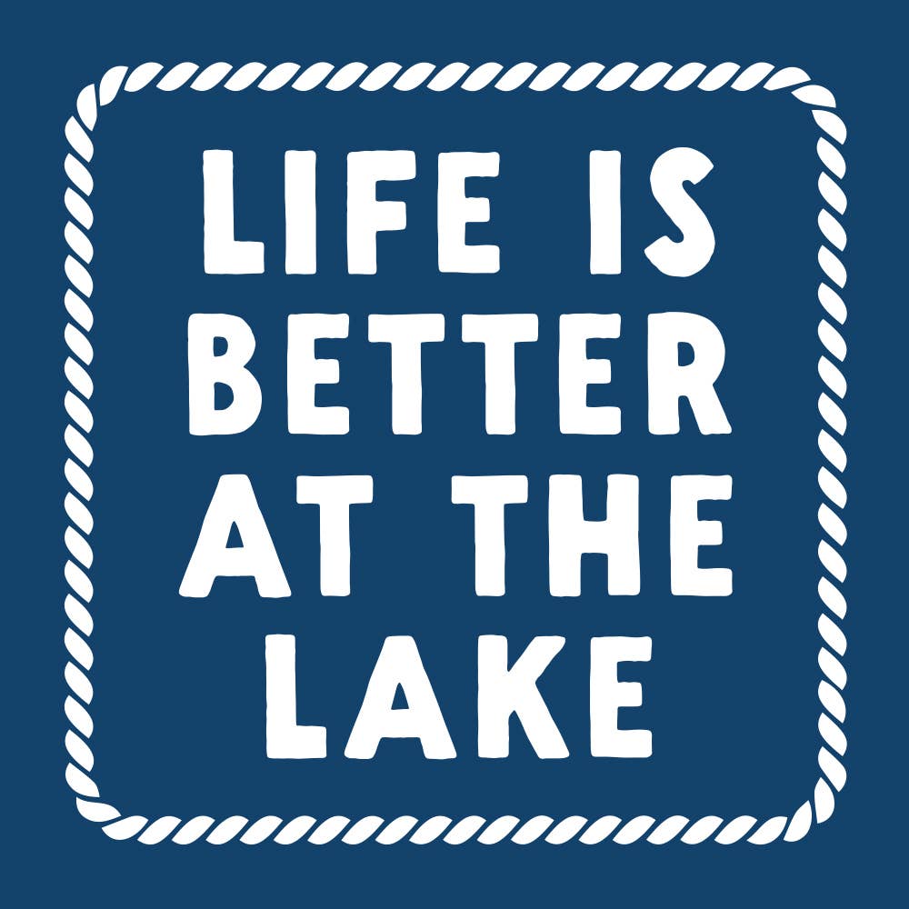 Lake Cocktail Napkins | Life Is Better At The Lake - 20 Count - Girls Trip Goods