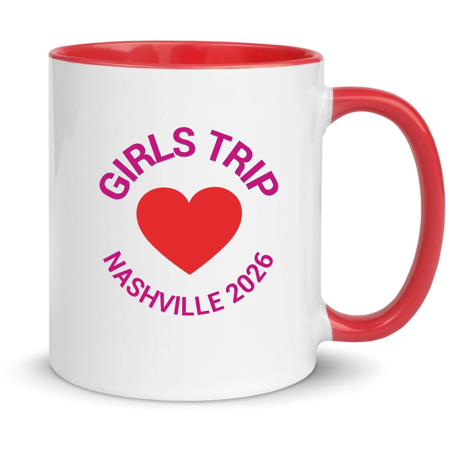 Mug Heart Personalized - 11 oz. - Girls Trip Goods
