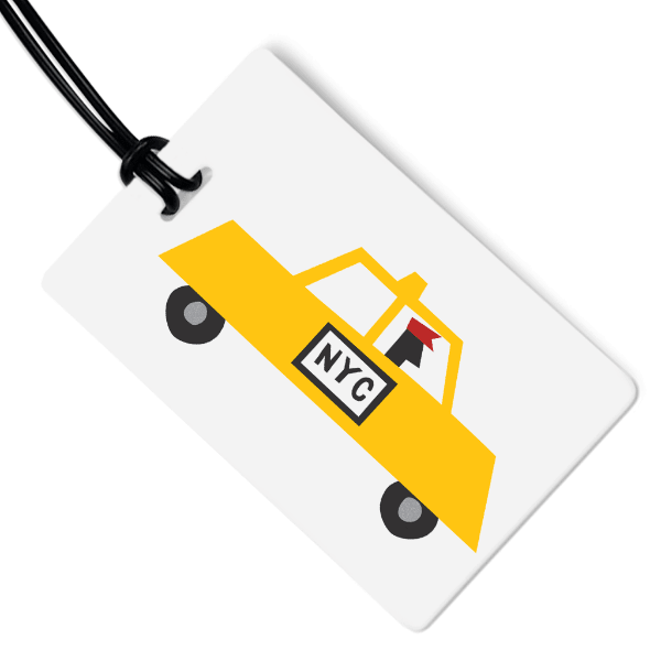 NYC Taxi Luggage Tag – Girls Trip New York City Travel Gift - Girls Trip Goods