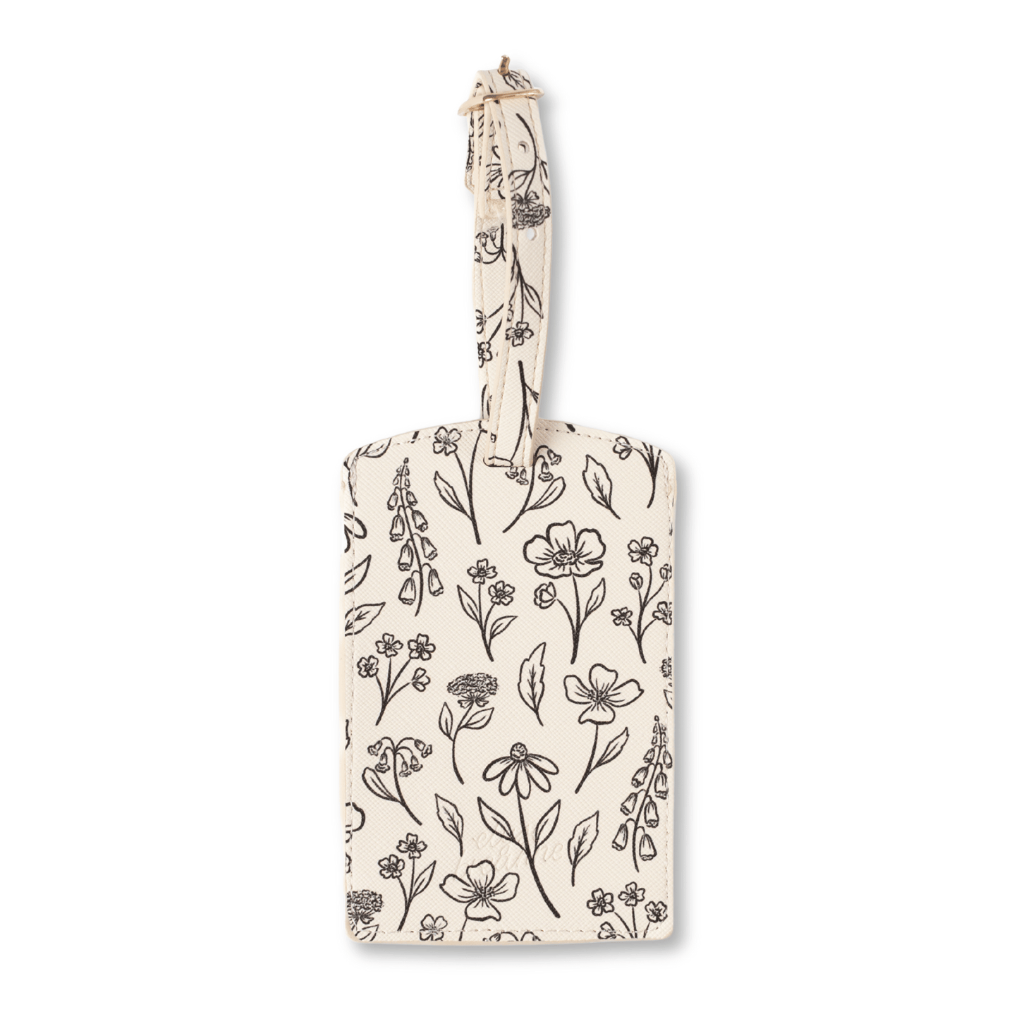 Pressed Floral Luggage Tag - Girls Trip Goods