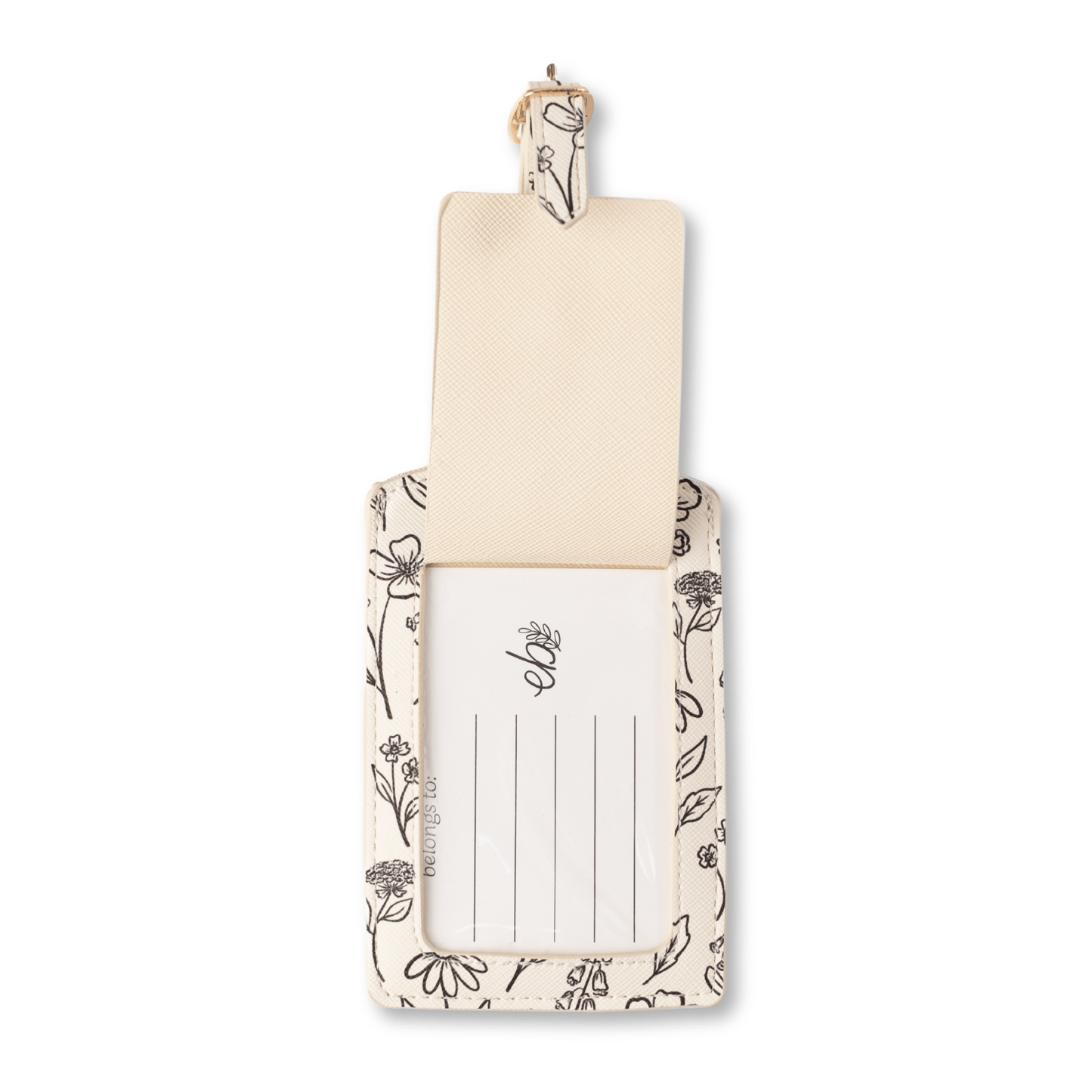Pressed Floral Luggage Tag - Girls Trip Goods
