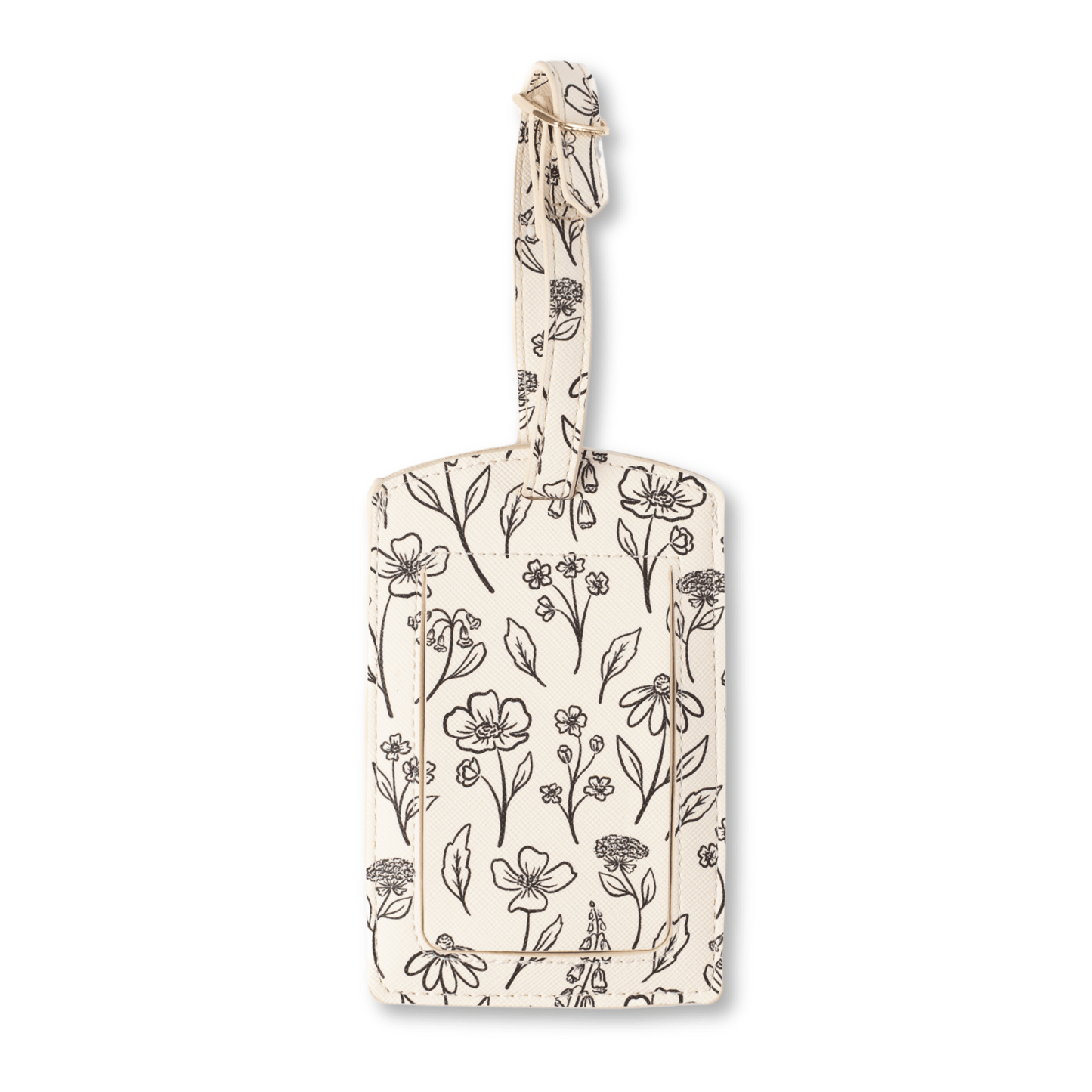 Pressed Floral Luggage Tag - Girls Trip Goods