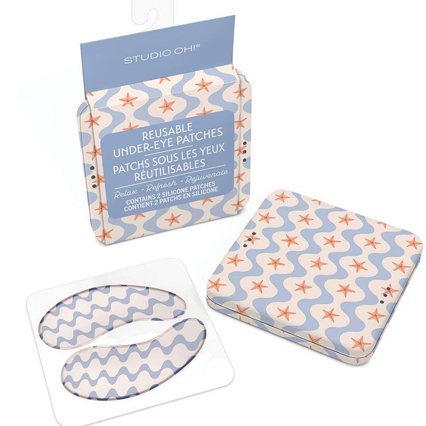 Reusable Under - Eye Patches - Riding the Waves Silicone Eye Masks - Girls Trip Goods