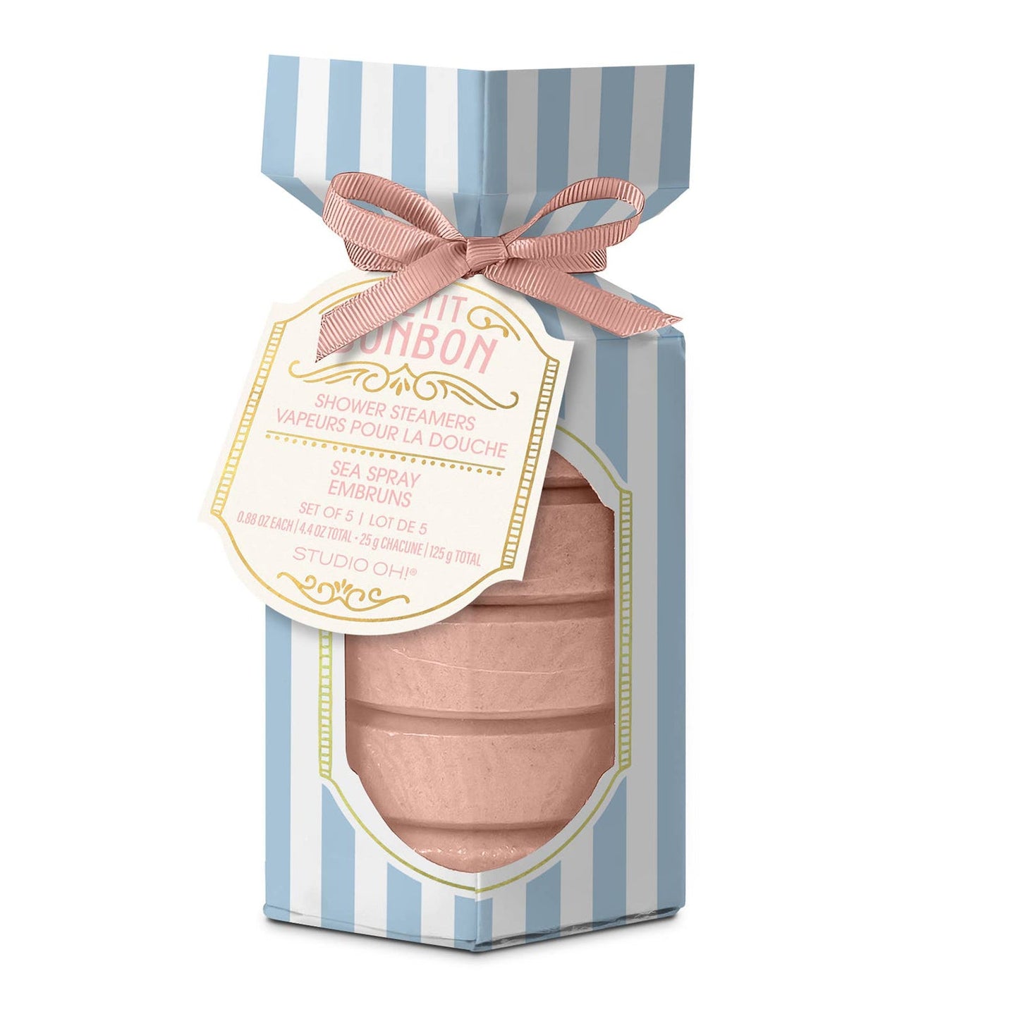 Shower Steamers - Petit Bon Bon Darling Blue 4 - Pack with Mesh Bag - Girls Trip Goods