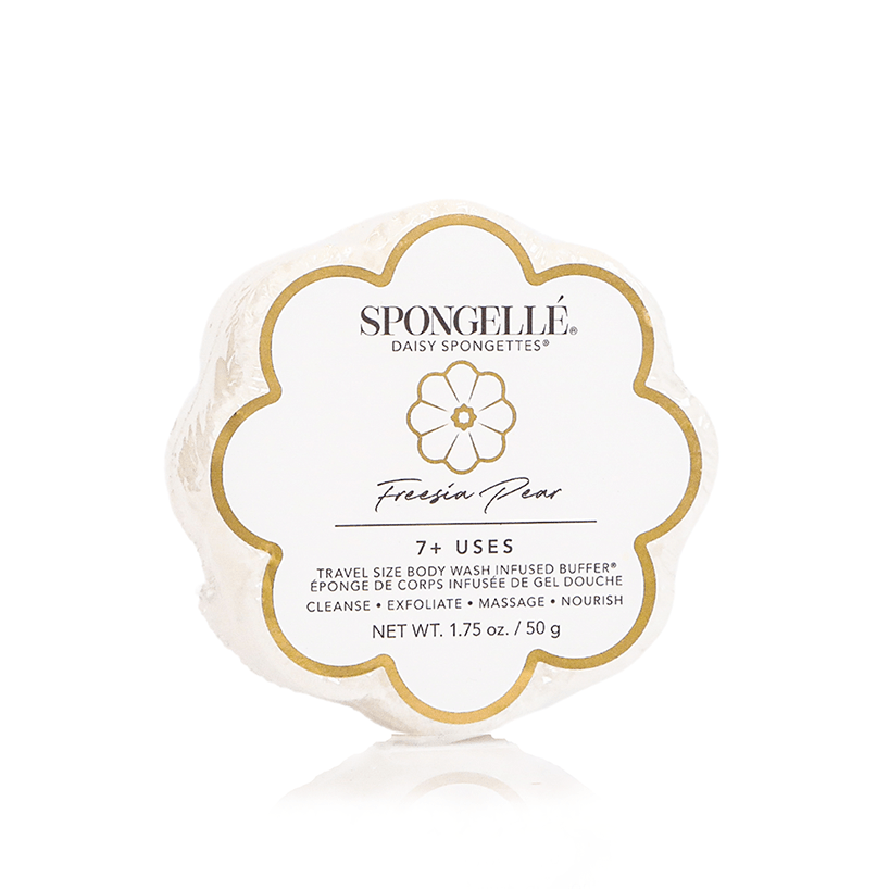 Spongellé Freesia Pear Daisy Spongette - Girls Trip Goods