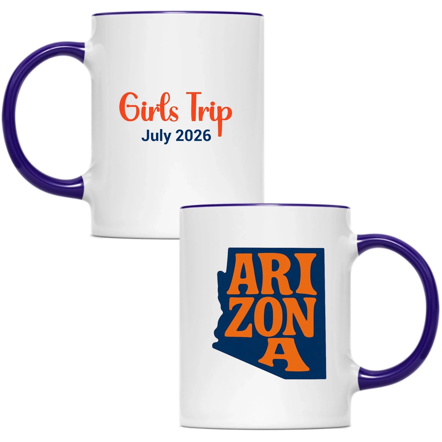 State Mug Arizona - Personalized 11oz 15oz - Girls Trip Goods