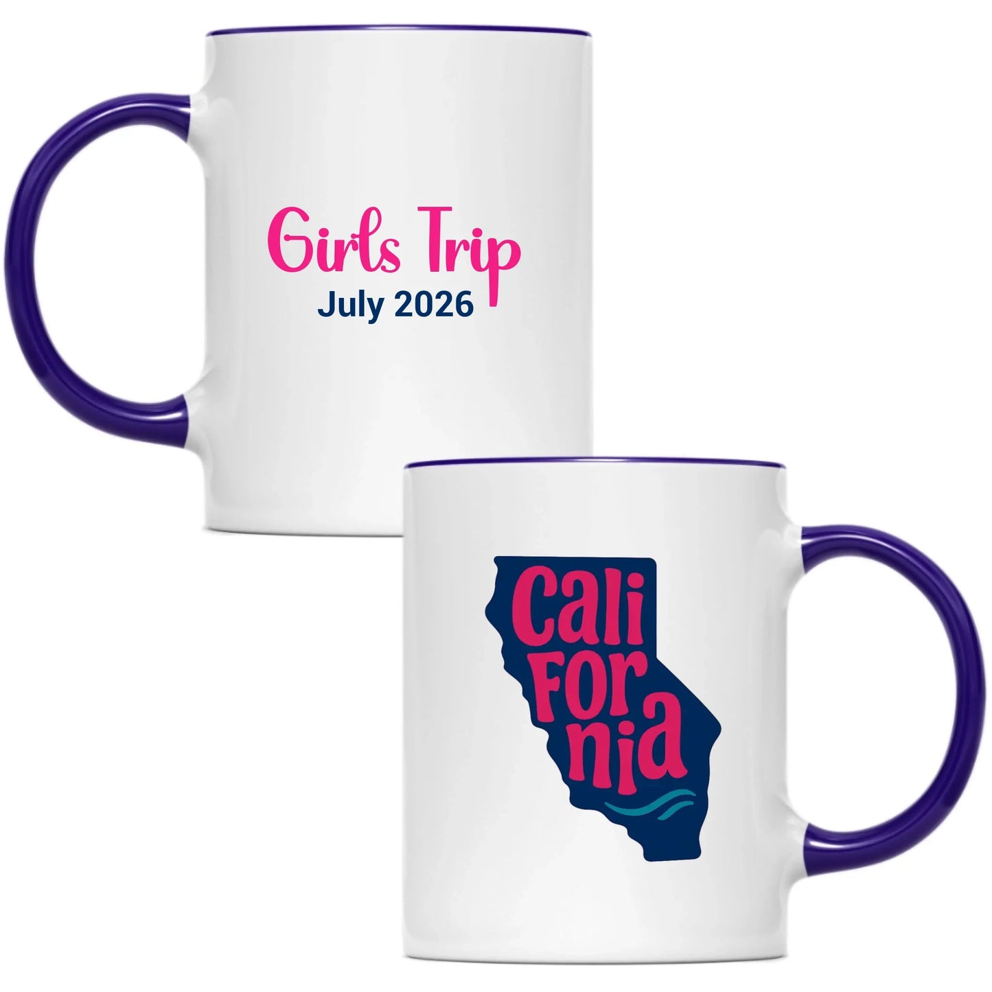 State Mug California - Personalized 11oz 15oz - Girls Trip Goods