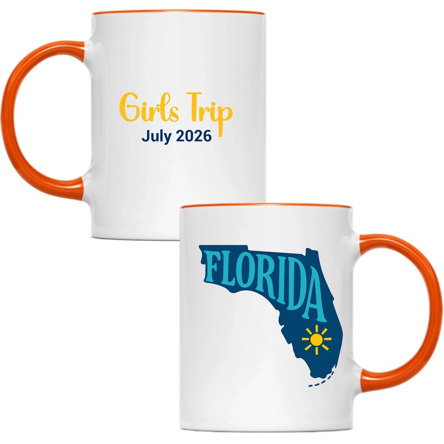 State Mug Florida - Personalized 11oz 15oz - Girls Trip Goods