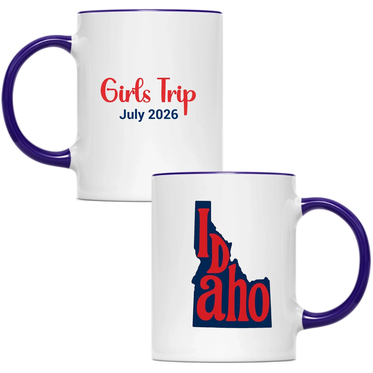 State Mug Idaho - Personalized 11oz 15oz - Girls Trip Goods