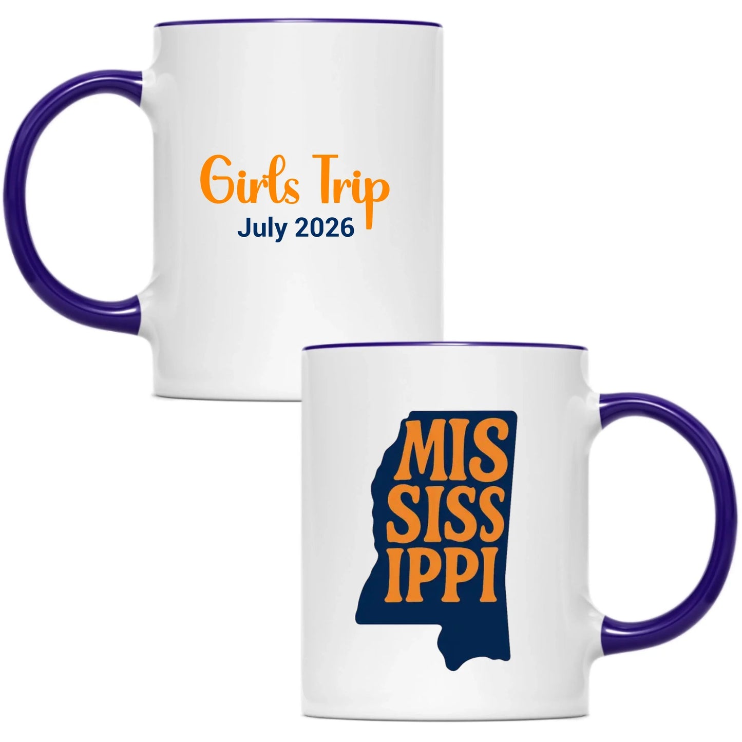 State Mug Mississippi - Personalized 11oz 15oz - Girls Trip Goods