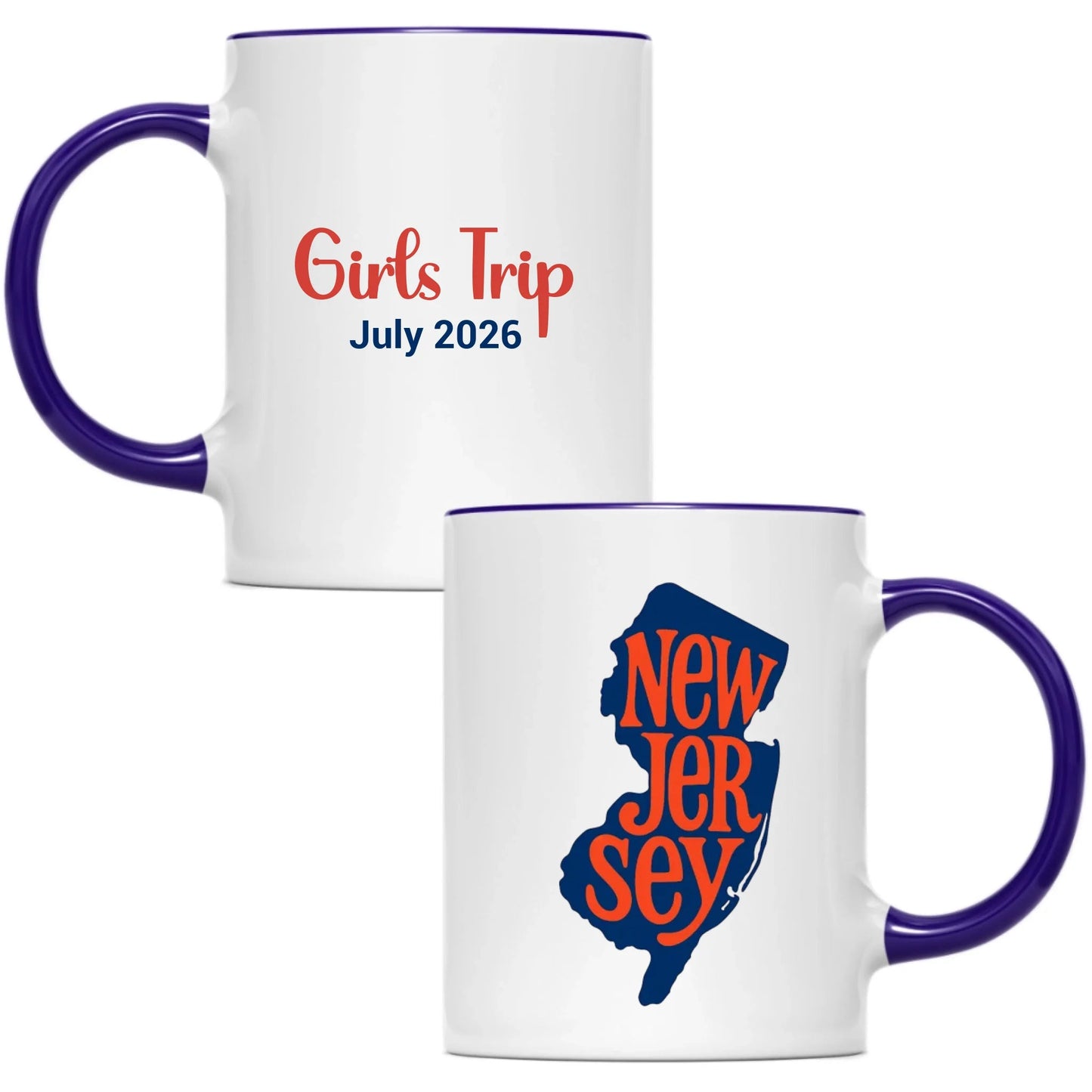 State Mug New Jersey - Personalized 11oz 15oz - Girls Trip Goods