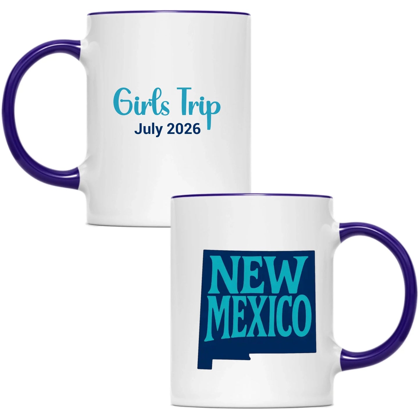 State Mug New Mexico - Personalized 11oz 15oz - Girls Trip Goods