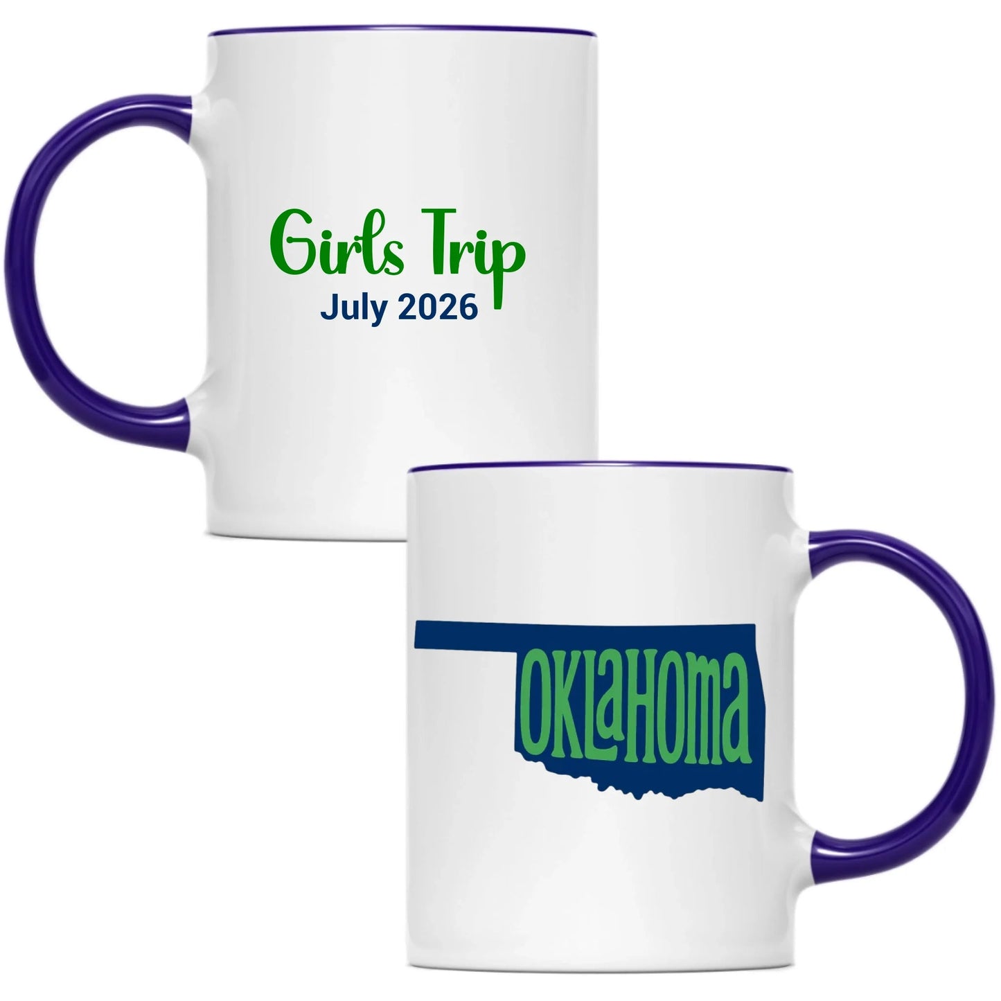 State Mug Oklahoma - Personalized 11oz 15oz - Girls Trip Goods