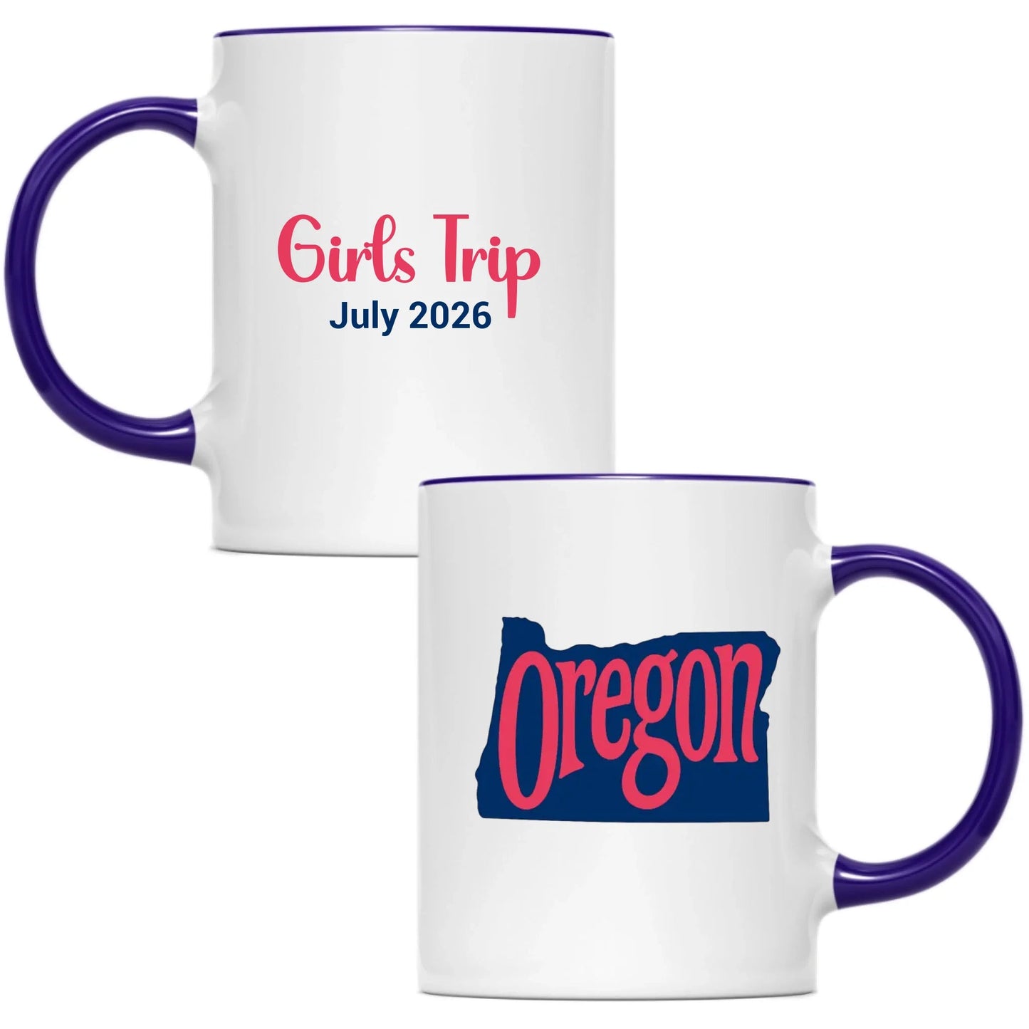 State Mug Oregon - Personalized 11oz 15oz - Girls Trip Goods