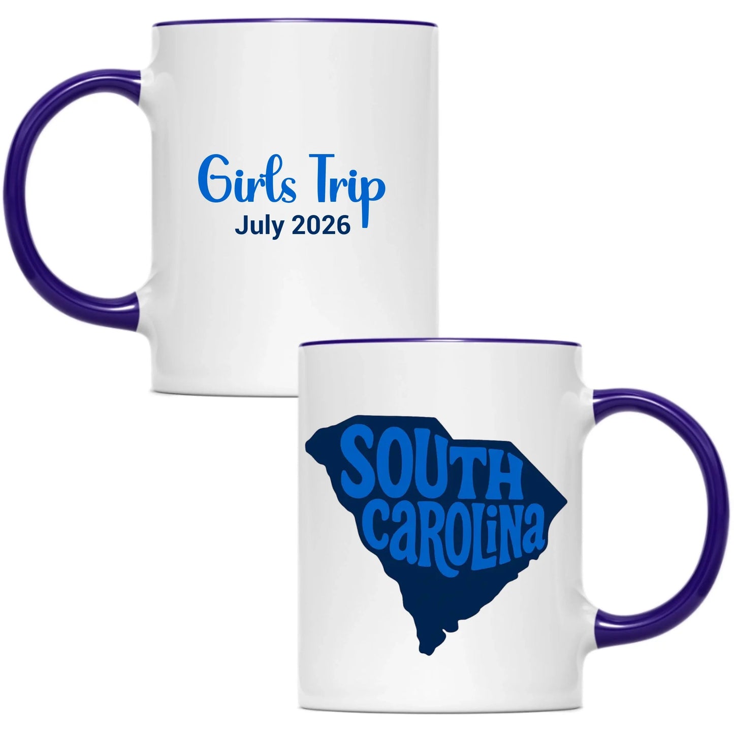 State Mug South Carolina - Personalized 11oz 15oz - Girls Trip Goods