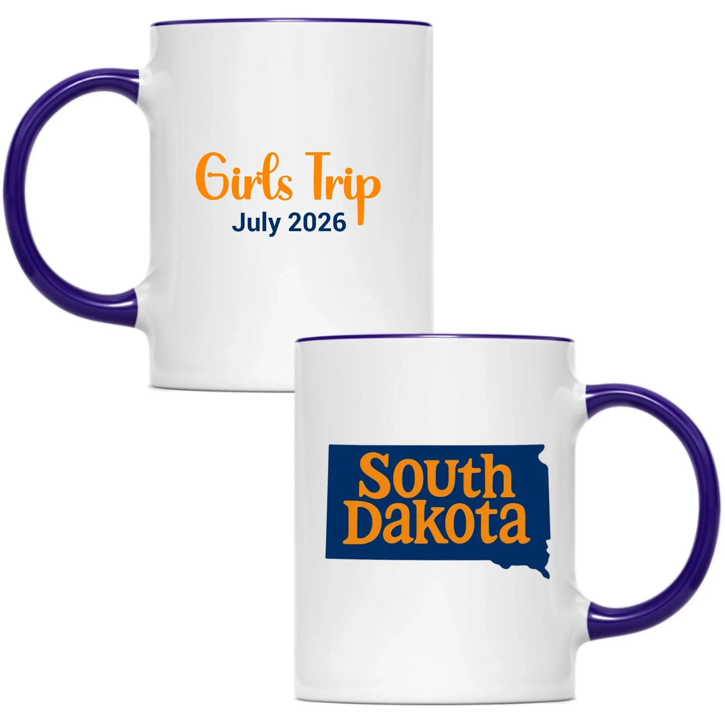 State Mug South Dakota - Personalized 11oz 15oz - Girls Trip Goods