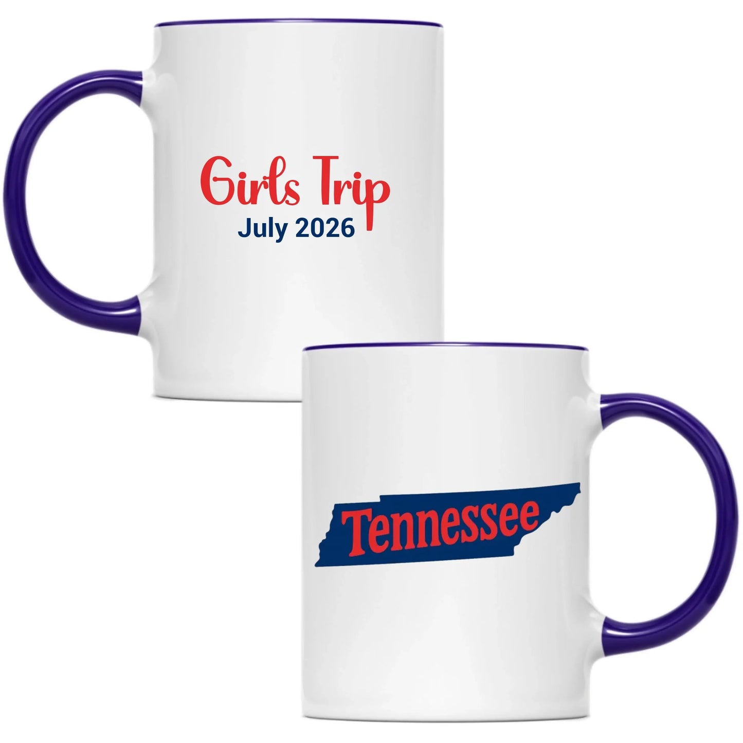 State Mug Tennessee - Personalized 11oz 15oz - Girls Trip Goods