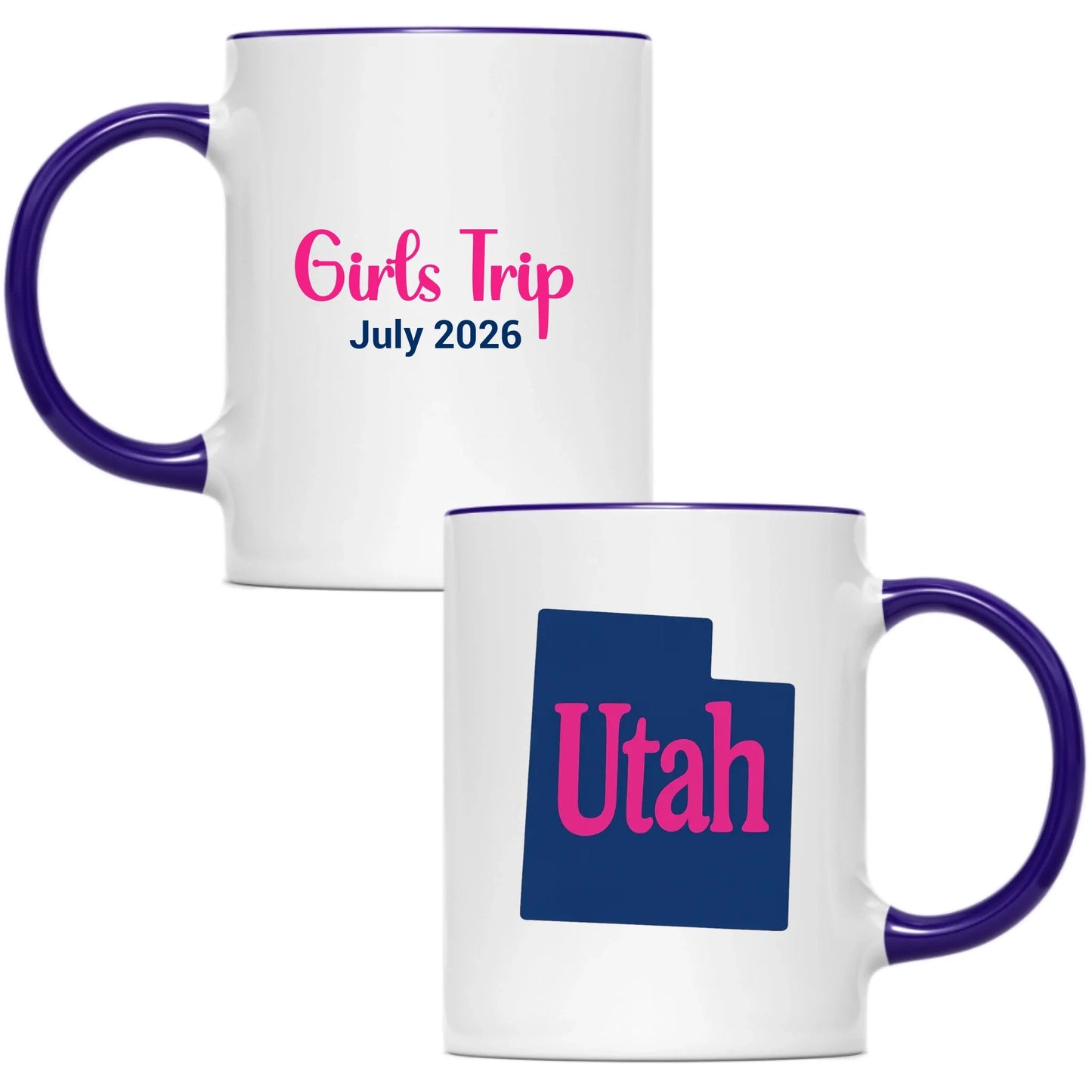 State Mug Utah - Personalized 11oz 15oz - Girls Trip Goods