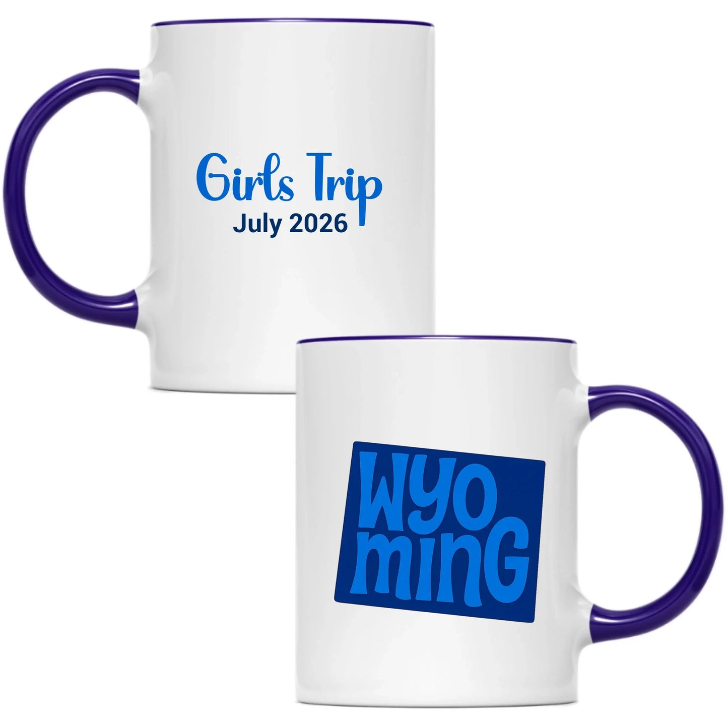 State Mug Wyoming - Personalized 11oz 15oz - Girls Trip Goods