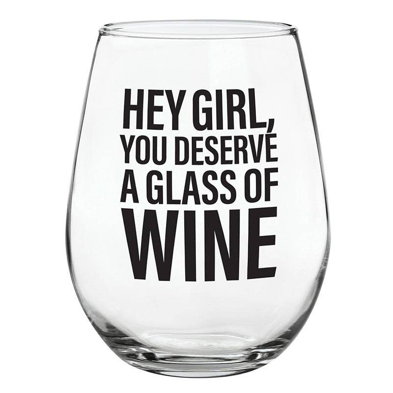 Stemless Wine Glass – Hey Girl - Girls Trip Goods