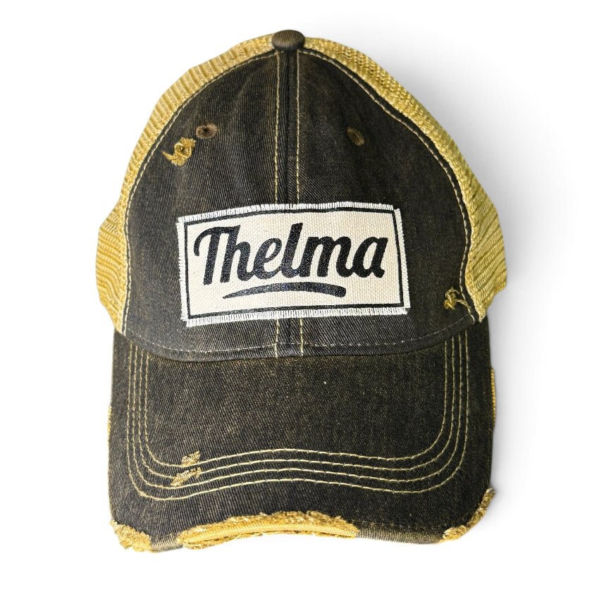 Thelma Distressed Trucker Cap - Girls Trip Goods
