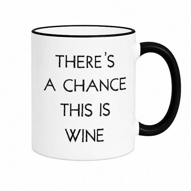 There's A Chance This Is Wine Mug | Funny Wine Gift for Women - Girls Trip Goods